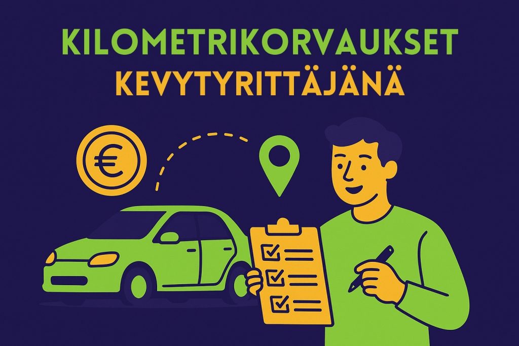 kilometrikorvaus kevytyrittäjä
